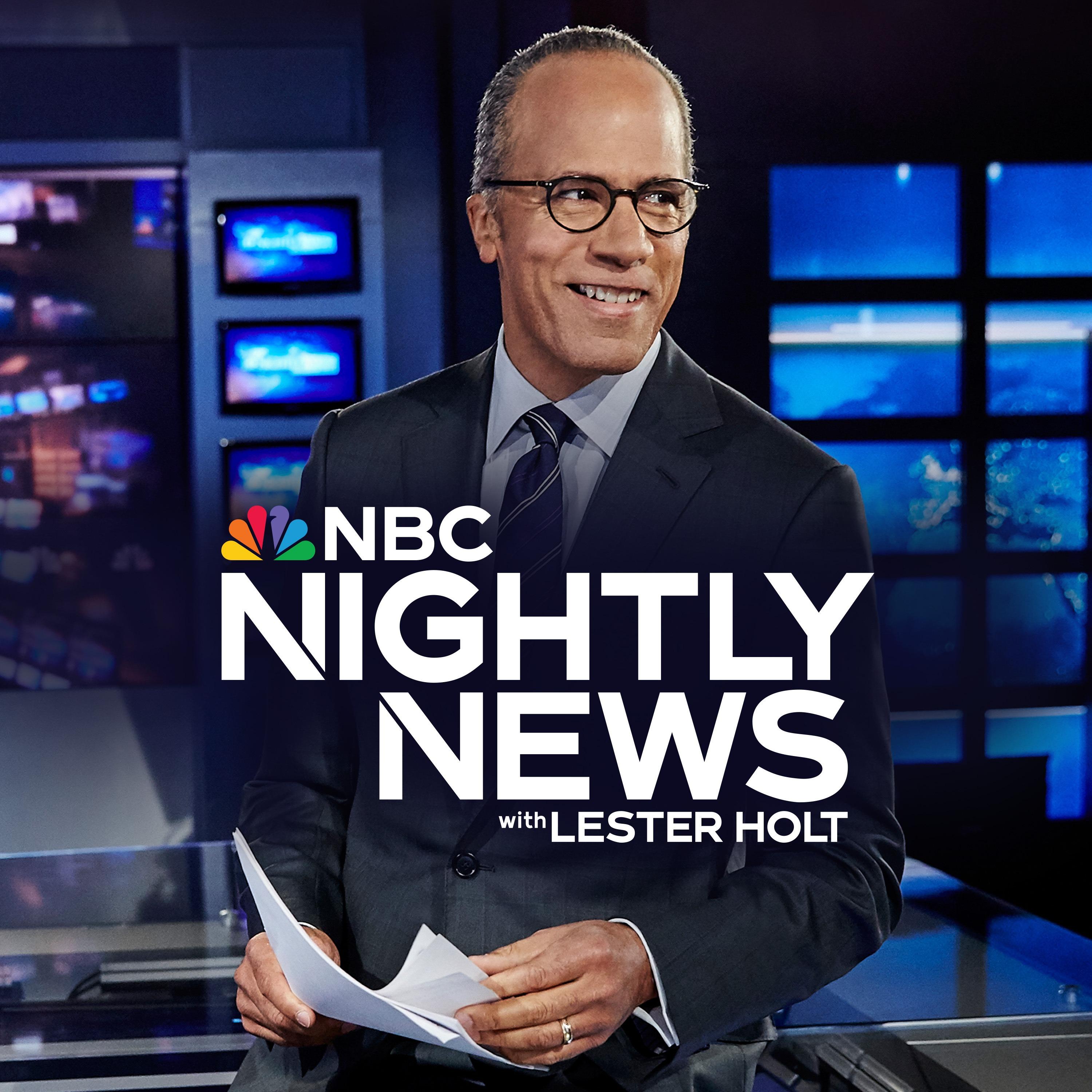 Show poster of NBC Nightly News with Lester Holt